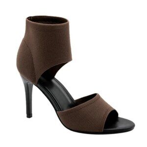 new bella Toe Stiletto Heeled Sandals Breathable Knitted Upper Open Toe High Hee